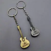 Metal Gitar Anahtarlıklar Asorty 12 Adet 