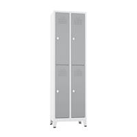 Usta Çelik U-D044 4 Kapaklı Dar Tip Üst Üste Soyunma Dolabı