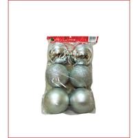 Ağaç Parti Süsü Top 6Lı Gümüş