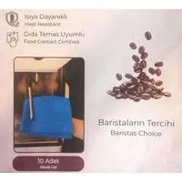 Reff Kahve Makinesi Süt Çubuğu Temizleme Bezi Mavi 45x45 Cm 10 Lu