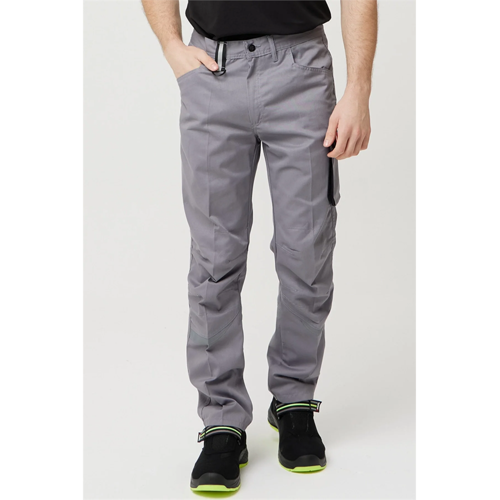 Alkanna Trousers - Fonksiyonel ve Dayanıklı İş Pantolonu GRİ-SİYAH 58