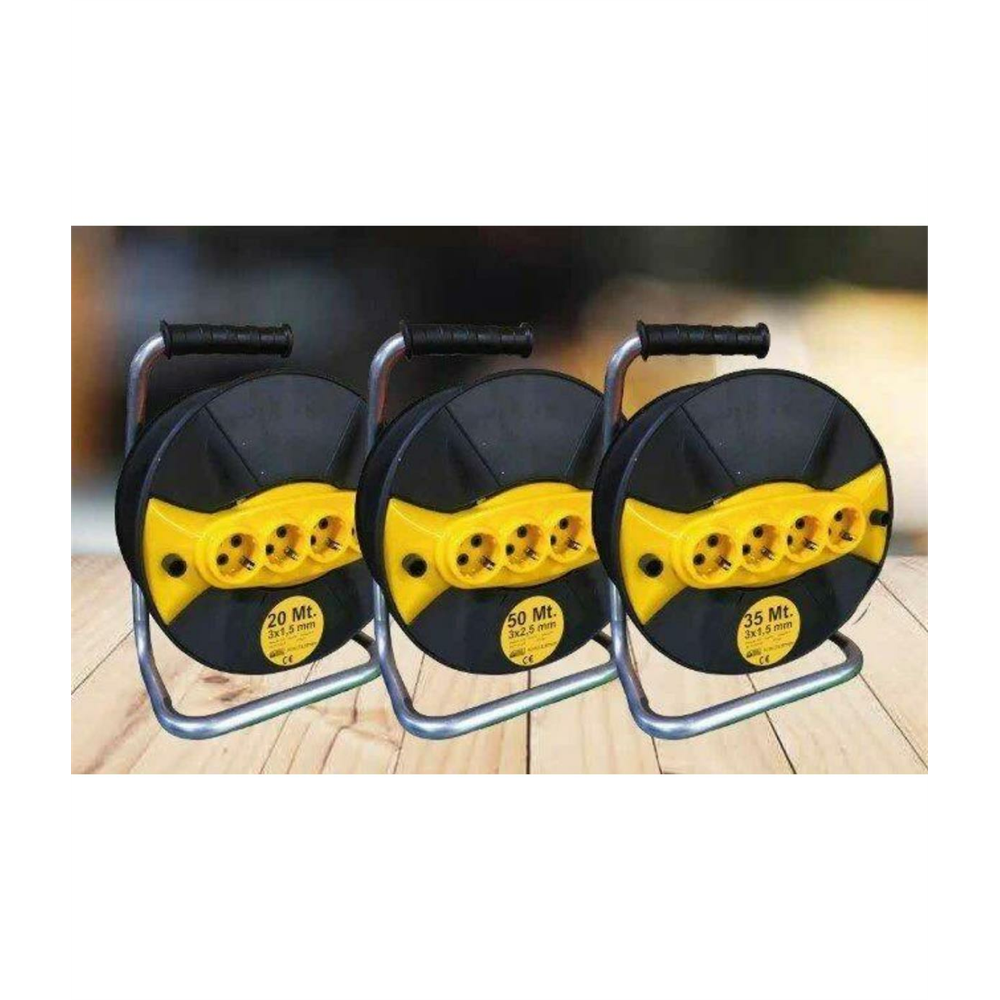 Astor Makaralı Uzatma Kablo Seyyar Priz 30 metre 3x2.5