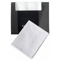 3’lü Özel Paket Premium Erkek Mendil Seti  %100 Pamuk 42x42 cm Beyaz