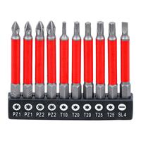 Bgs Bits Uç Seti Mıknatıslı 70 Mm 10 Parça