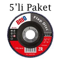 Brio Flap Disk 115Xp60 Zr 5'li Paket