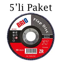 Brio Flap Disk 180Xp60 Zr 5'li Paket