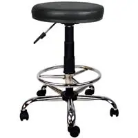 Bürocci 2999T0101 Metal Ayaklı Yüksek Tabure-Siyah