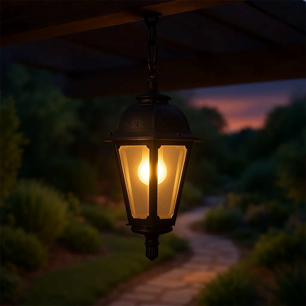 Fumagalli Sichem-Salem Siyah Bahçe Sarkıt E27 Siyah