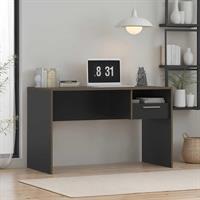 Concept Kilitli Çekmeceli Çalışma Masası-Antrasit-Kontra 120x75x60 cm (GxYxD)