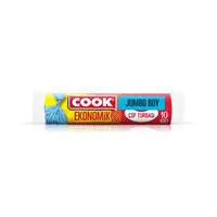 Cook Ekonomik Çöp Poşeti Jumbo Boy 80 x 110 cm 10 Adet - Mavi