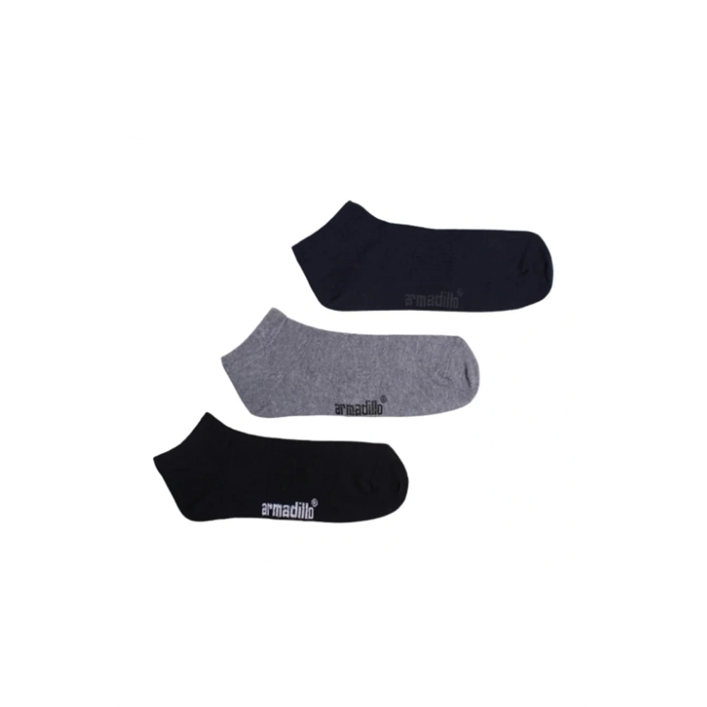 Çorap: Armadillo Premium Bambu Çorap Kısa-Patik GRİ-LACİVERT-SİYAH GRİ-LACİVERT-SİYAH 39-42