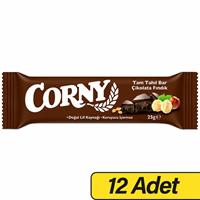Corny Çikolata Fındık Tam Tahıl Bar 25 g x 12 Adet