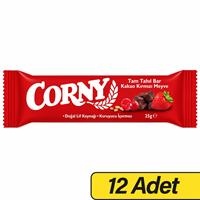 Corny Tahıl Bar Kakao ve Kırmızı Meyve 25 g x 12 Adet