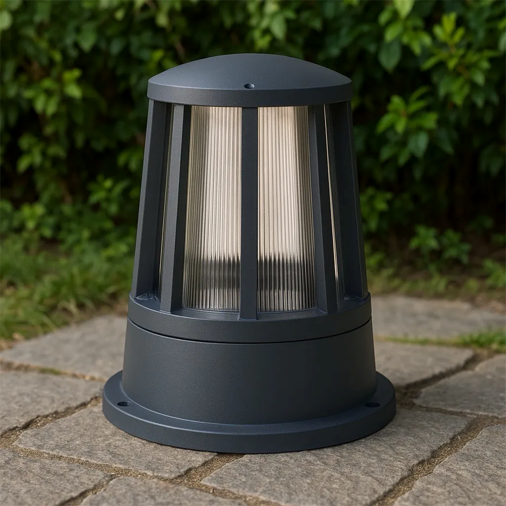 Goldx Dış Mekan Zemin - Duvar Üstü Bahçe Armatür ZE941 Antrasit