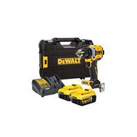 Dewalt DCD800P2T 18V 5.0AH Li-Ion Kömürsüz Çift Akülü Darbesiz Matkap