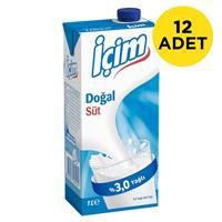 İçim Tam Yağlı Süt 1 L x 12 Adet