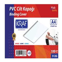 Kraf Cilt Kapağı A4 100'lü 512G - Şeffaf