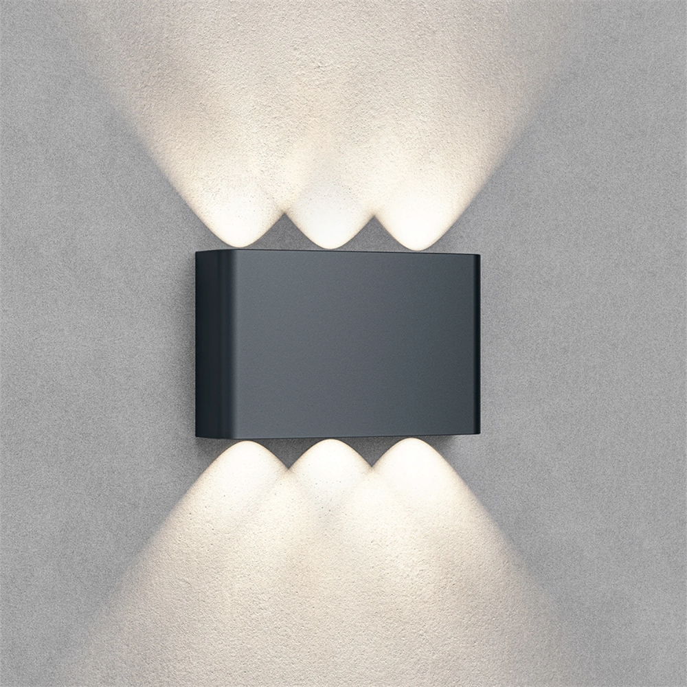 Braytron Vector 6W Led Duvar Aplik Antrasit 3 Renk Antrasit