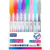 Kraf 299 Roller Kalem Enjoy İğne Uç 0.5 mm 8 Renk