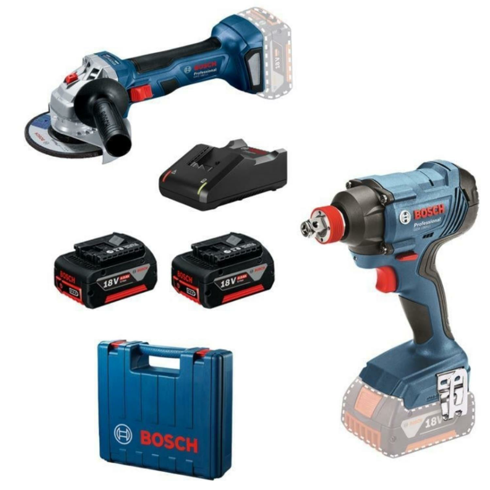 Bosch GDX 180-LI+GWS 180-LI (2'li Set) Taşlama ve Vidalama Makinesi