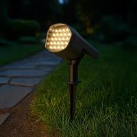 Braytron Spike 12W Solar Dimli Antrasit Kazıklı Çim Spot 2 Renk Siyah