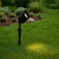 Braytron Spotlux GU10 Siyah Kazıklı Çim Spot Siyah