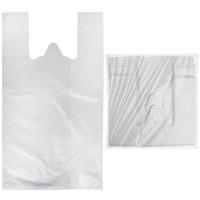 Market Hışır Poşet Küçük Boy 24 x 43 cm Kalsitli Beyaz 1 Kg