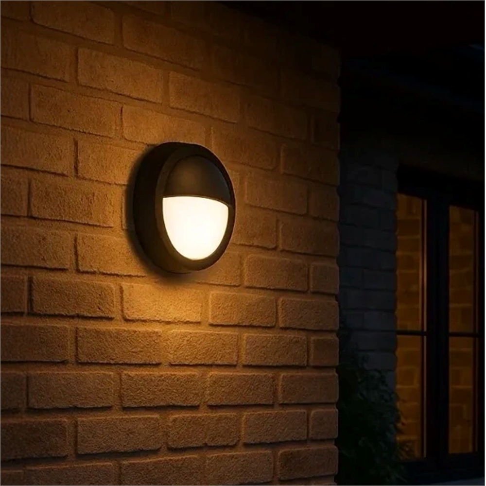 ACK 18W Tavan ve Duvar 23 cm LED Armatür 3000K Siyah