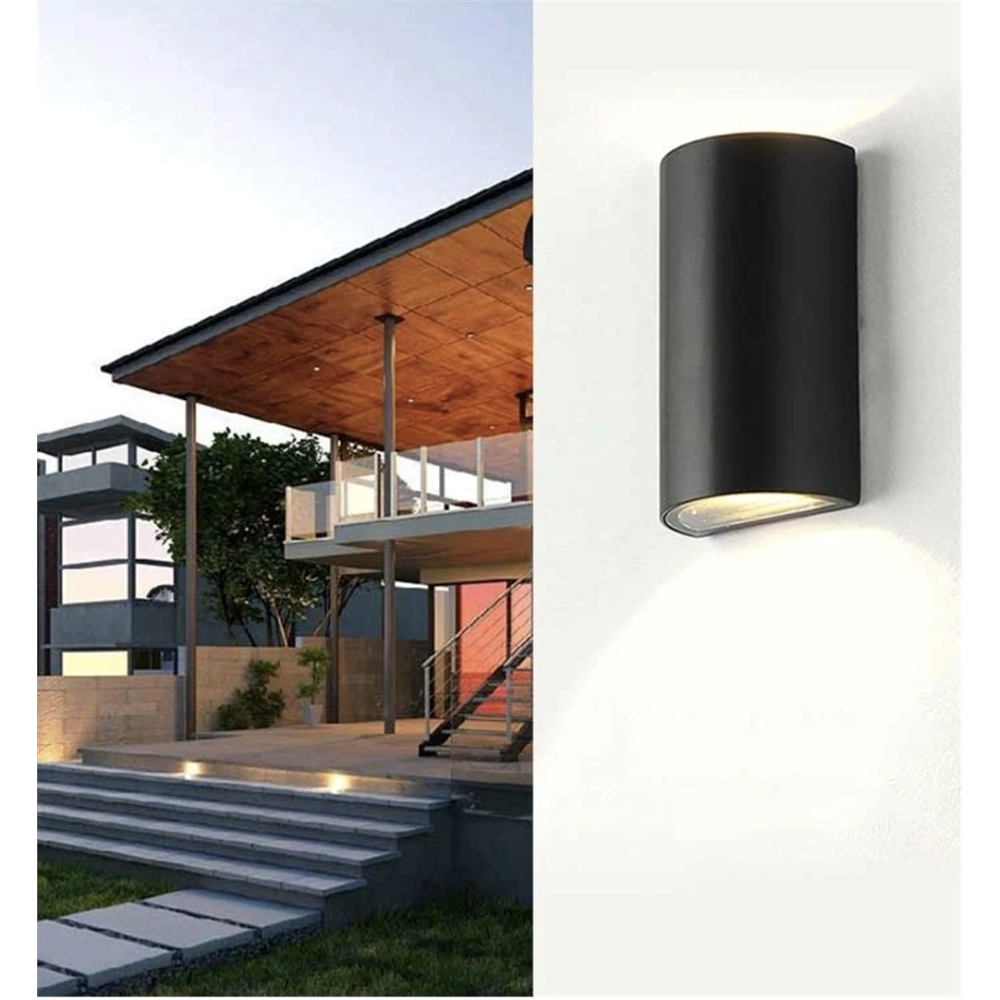 ACK 6W Çift Yönlü Dekoratif Led Duvar Aplik Siyah