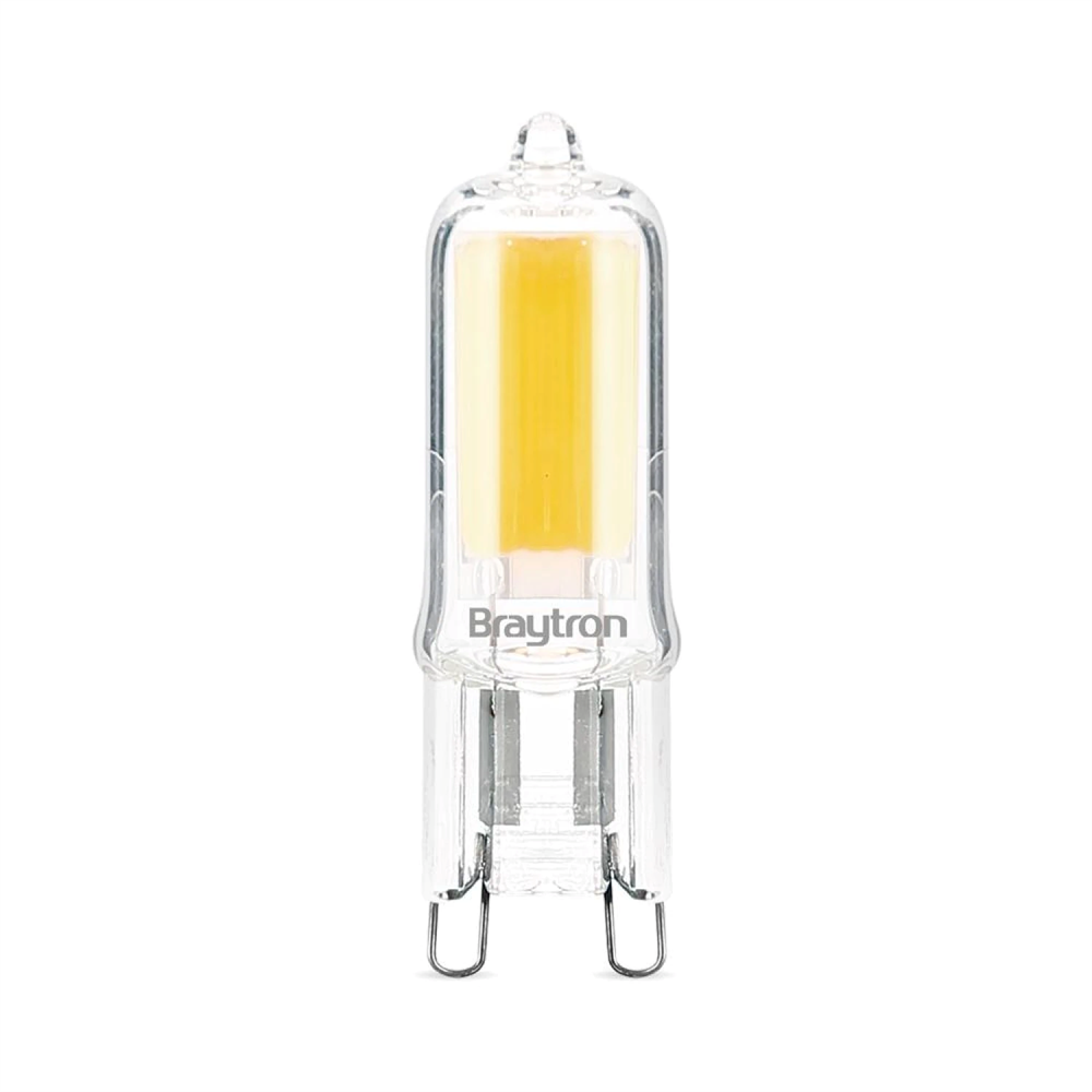 Braytron 2W G9 Kapsül Led Ampül 2700K Şeffaf