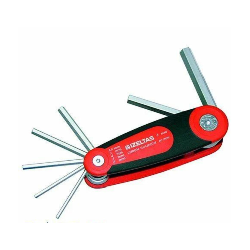 İzeltaş Kaset Allen Anahtar Takımı - 7 Parça