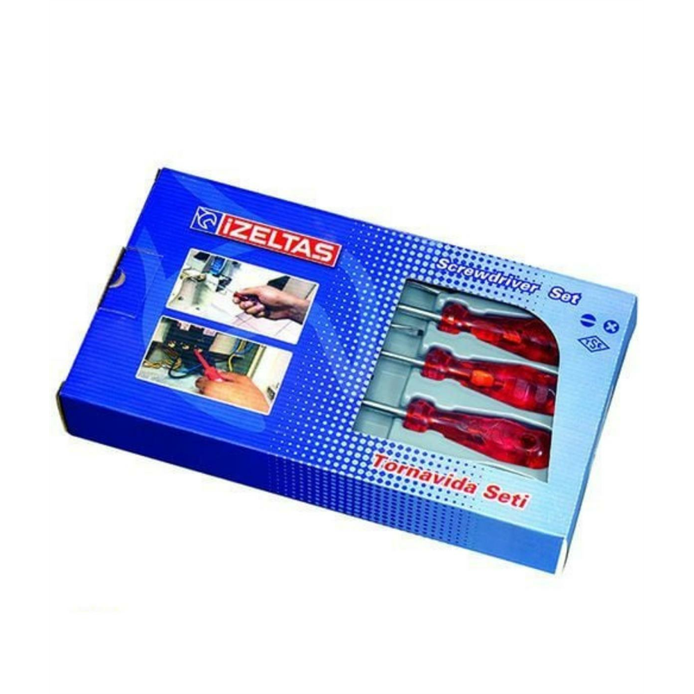 İzeltaş Kraft Tornavida Seti - 7 Parça