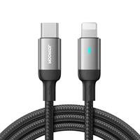 Joyroom S-A10 30W Type-C to Lightning Şarj Kablosu 1.2m – Siyah