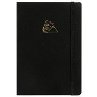 Victorias Journals Bujo Kraft Defter Keten 96 Yaprak 150 gr. Çizgili - Siyah