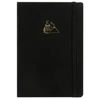 Victorias Journals Bujo Kraft Defter Keten 96 Yaprak 150 gr. Çizgili - Siyah