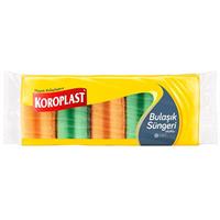 Koroplast Bulaşık Süngeri Düz - 5 Adet