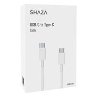 Shaza Orijinal Sarım Type-C To Type-C Şarj / Veri Kablosu