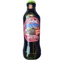 Uludağ Frutti Maden Suyu Karadut Frenk Üzümü Aromalı Cam Şişe 200 ml x 6 Adet