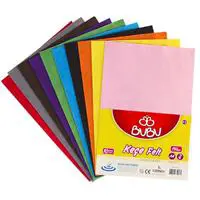 Bu - Bu  Keçe A4 10 Adet- Karışık Renk