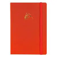 Victorias Journals Bujo Kraft Defter Keten 96 Yaprak 150 gr. Çizgili - Turuncu