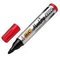 Bic 2000 Permanent Markör Kalem Yuvarlak Uç - Kırmızı
