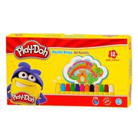 Play-Doh PA002 Pastel Boya Kalemi Seti 12 Adet - Karışık Renk