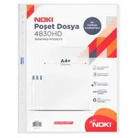 Noki 4830HD Delikli Poşet Dosya A4 55 Mikron - 100 Adet