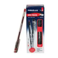 Pensan My-Tech Tükenmez Kalem 0.7 mm 25 Adet - Kırmızı