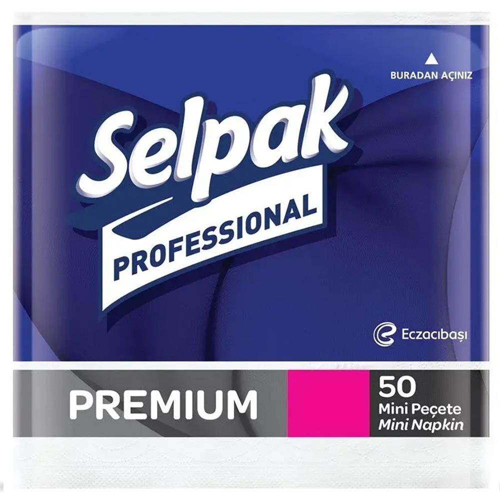 Selpak Professional Premium Mini Peçete 24 x 24 cm 50 Yaprak (7906657)