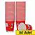 Ofix Karton Bardak Özel Baskılı 7 oz 180 ml 50 Adet - Kırmızı