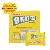 Ülker Dokuz Kat Tat Gofret Muz Kremalı 39 g x 24 Adet
