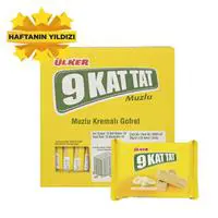 Ülker Dokuz Kat Tat Gofret Muz Kremalı 39 g x 24 Adet