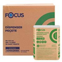 Focus Optimum Masa Üstü Dispenser Peçete 18 x 24 cm 250 Yaprak - 18 Adet (50002668)