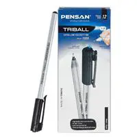 Pensan Triball 1003 Tükenmez Kalem 1.0 mm 12 Adet - Siyah